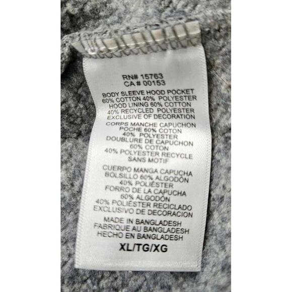 Champion San Diego State Aztecs Hoodie Sweatshirt Gray Red White Unisex XL - Picture 4 of 9